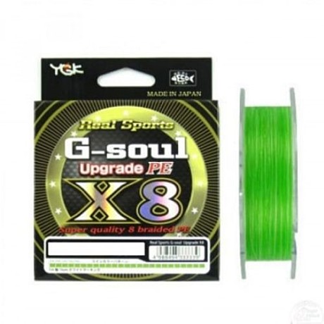 Плетеный шнур YGK G-soul X8 Upgrade 150m 1.2/25lb #Green
